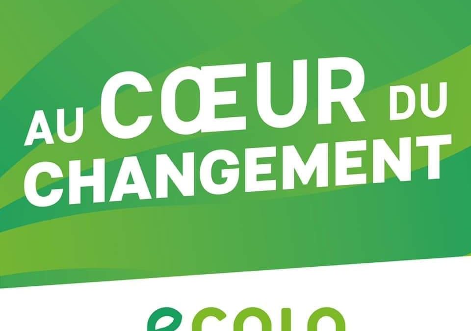 Programme écolo 2019
